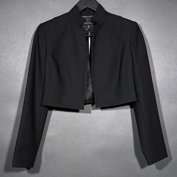 NWT Anne Klein‎ Two Piece Poetry Jacket/Dress Stretch Petite Size 4P - Picture 2 of 15